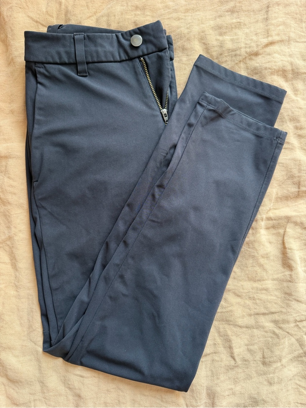 EUC Lululemon Commission Slim Fit Sretch Pants warpstreme 29x29 Charcoal Gray